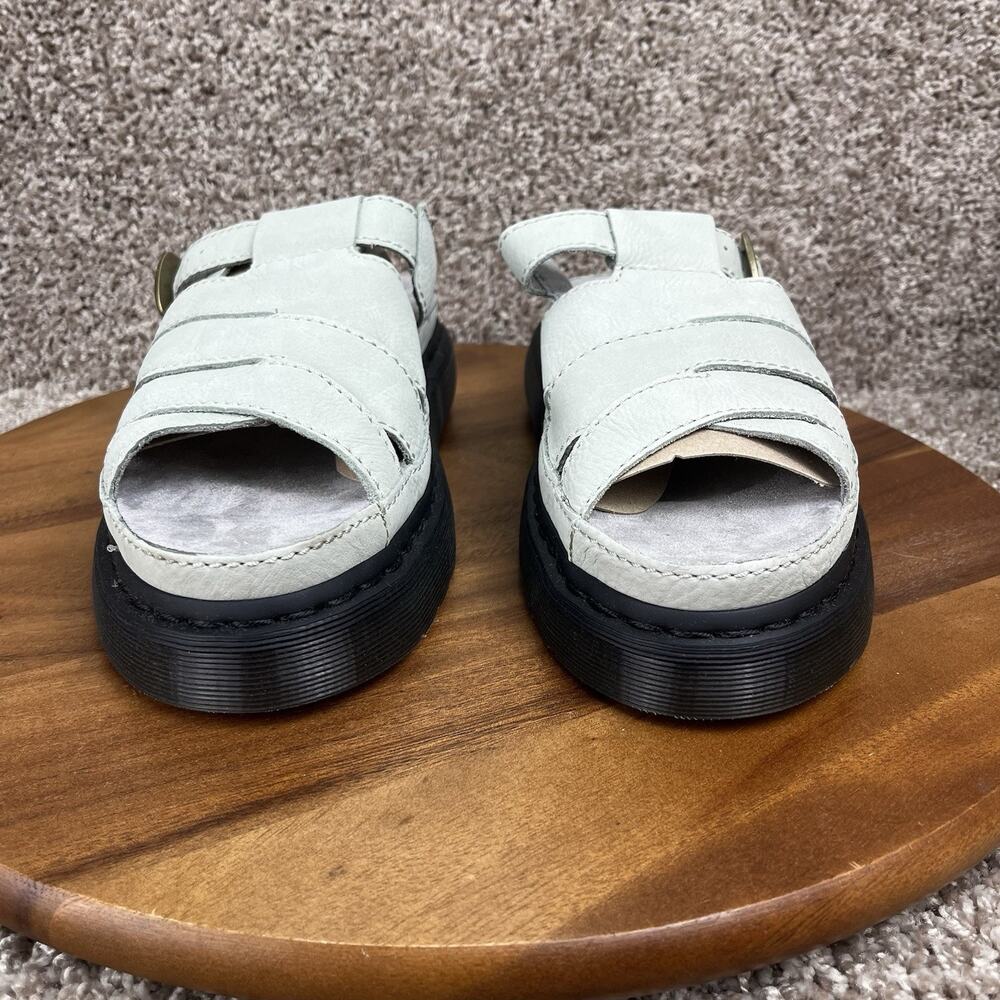 Dr. Martens Unisex Maxxy Slide Sandal Mens 10 / Womens 11 Sage Green Buttersoft - Picture 3 of 12